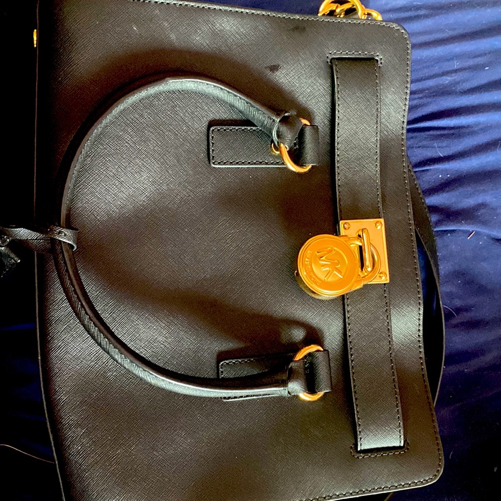 Michael Kors black purse. Good used condition